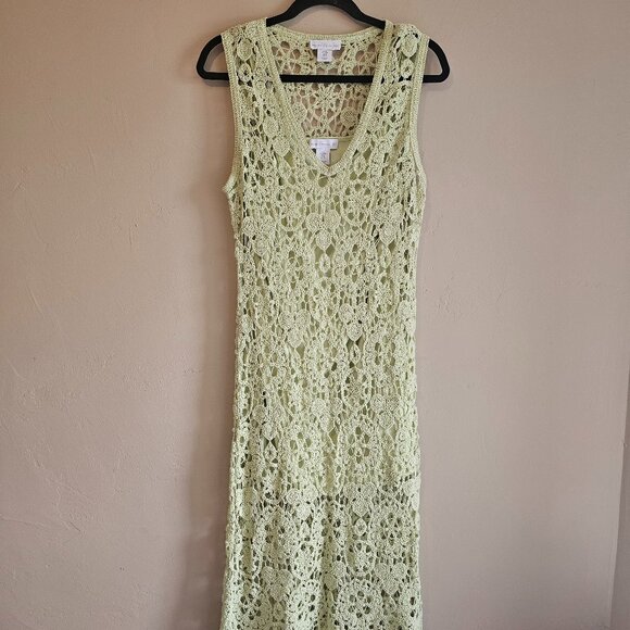House of Harlow 1960 Lace Maxi Dress in Light Green - Picture 1 of 6